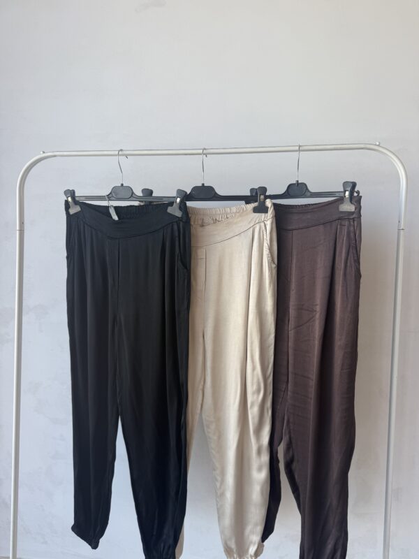 Pantalon jogger satén - Imagen 2