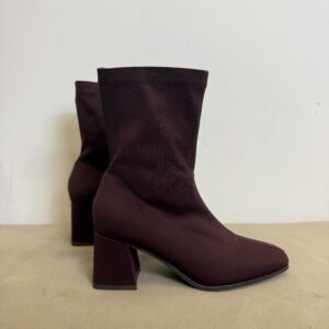 BOTÍN BELIN CALCETÍN BURDEOS