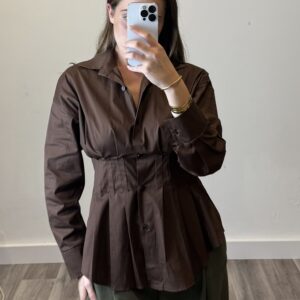 camisa efecto corsé