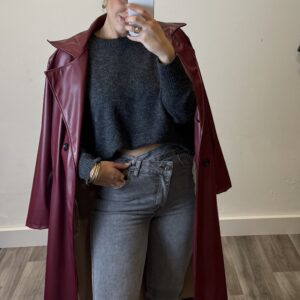 JEANS GRIS DOBLE CIERRE