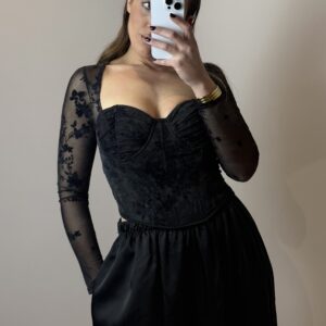 TOP CORSE TERCIOPELO