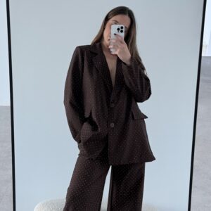 TRAJE CHAQUETA BRILLOS