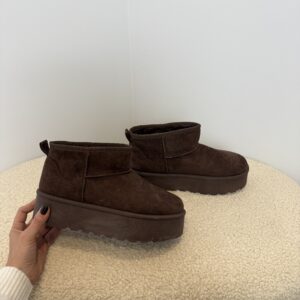 BOTA PLATAFORMA CHOCOLATE