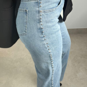 JEANS TACHAS DOBLE CIERRE