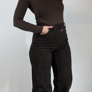 JEANS LEOPARDO DOBLE CIERRE