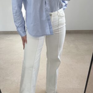 JEANS COSTURAS BLANCO