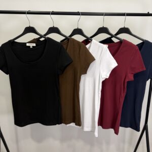 CAMISETA ALGODÓN CUELLO REDONDO