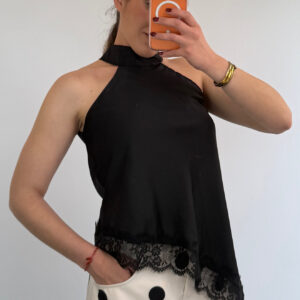 TOP ASIMÉTRICO ENCAJE