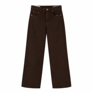 JEANS DOBLE CINTURILLA  MARRÓN